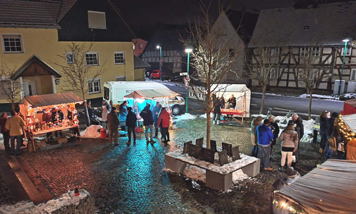 klipklap Marktstand Weihnachtsmarkt